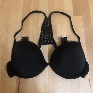 Victoria's Secret Swim - Victoria’s Secret Black Racerback Bikini Top Victoria's Secret Swim - Victoria’s Secret Black Racerback Bikini Top